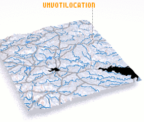 3d view of Umvoti Location