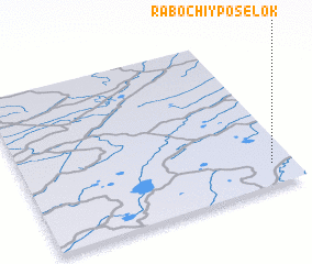 3d view of Rabochiy Posëlok