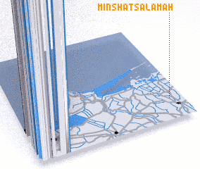 3d view of Minshāt Salāmah