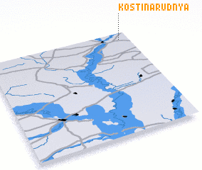 3d view of Kostina Rudnya