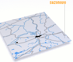 3d view of Sazonovo