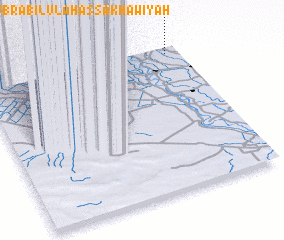 3d view of Shubrā Bilūlah as Sakhāwīyah