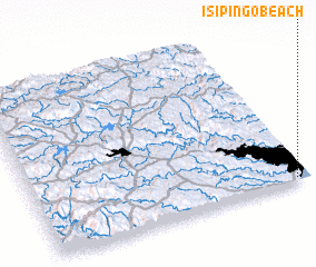 3d view of Isipingo Beach