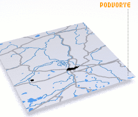 3d view of Podvor\