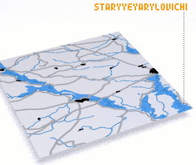 3d view of Staryye Yarylovichi