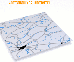 3d view of Latyshskiy Nomer Tretiy