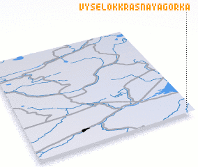 3d view of Vyselok Krasnaya Gorka