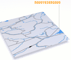 3d view of Novoye Sergovo