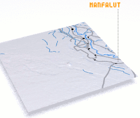 3d view of Manfalūţ