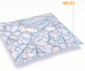 3d view of Wales