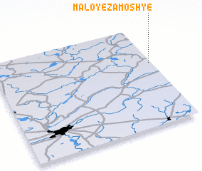 3d view of Maloye Zamosh\