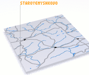 3d view of Staroye Myshkovo