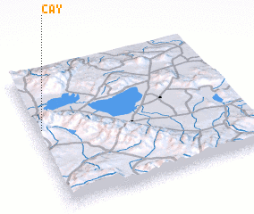 3d view of Çay