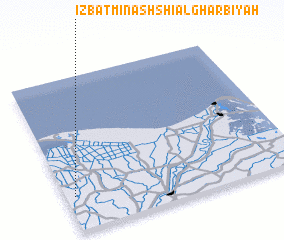 3d view of ‘Izbat Minashshī al Gharbīyah