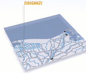 3d view of Sîdi Ghâzi