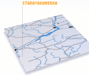 3d view of Staraya Kamenka