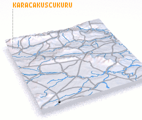 3d view of Karacakuşçukuru