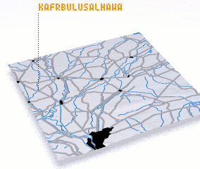 3d view of Kafr Būlūs al Hawá