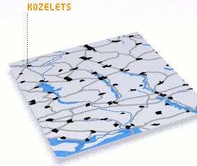 3d view of Kozelets