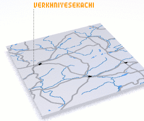 3d view of Verkhniye Sekachi