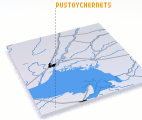 3d view of Pustoy Chernets