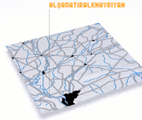 3d view of Al Qanāţir al Khayrīyah