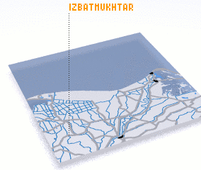 3d view of ‘Izbat Mukhţār