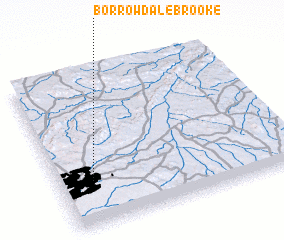 3d view of Borrowdale Brooke