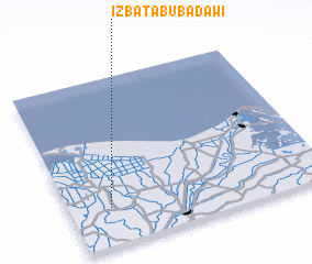 3d view of ‘Izbat Abū Badawī