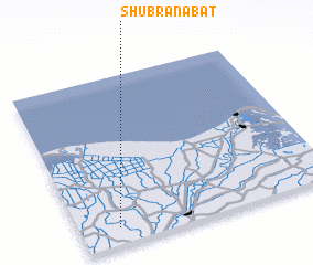 3d view of Shubrā Nabāt