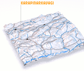 3d view of Karapınarkavağı