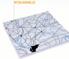 3d view of Mīt al Mukhliş