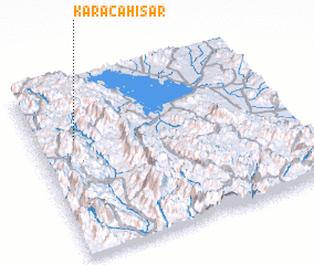 3d view of Karacahisar