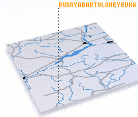 3d view of Rudnya-Bartolomeyevka