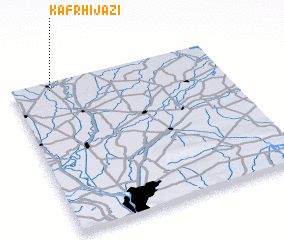 3d view of Kafr Ḩijāzī