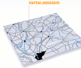 3d view of Kafr al Ḩaddādīn