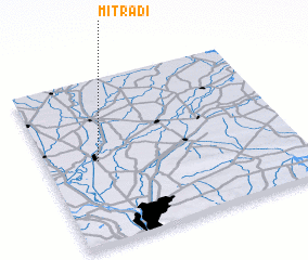 3d view of Mīt Rāḑī