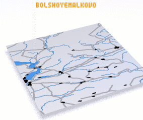 3d view of Bolʼshoye Malkovo