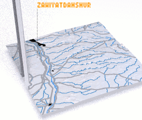 3d view of Zāwiyat Dahshūr