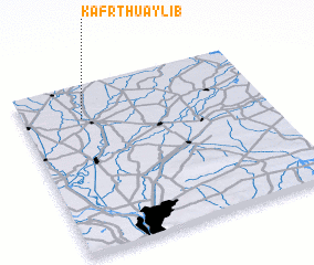 3d view of Kafr Thu‘aylib