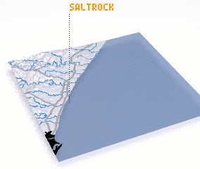 3d view of Salt Rock