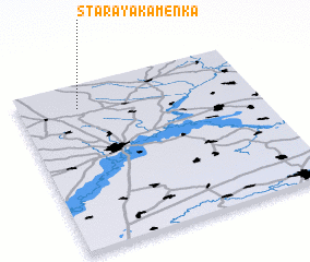 3d view of Staraya Kamenka