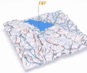 3d view of Çay