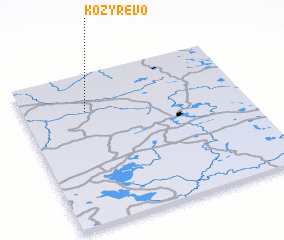 3d view of Kozyrëvo