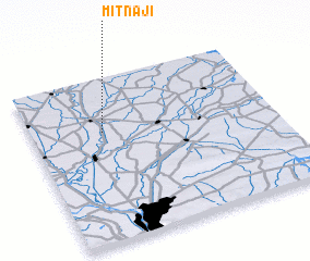 3d view of Mīt Nājī