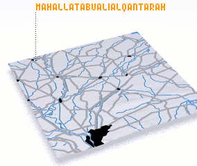 3d view of Maḩallat Abū ‘Alī al Qanţarah