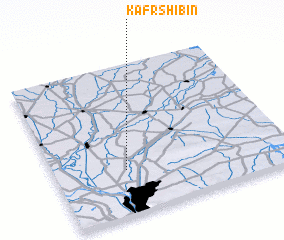 3d view of Kafr Shibīn