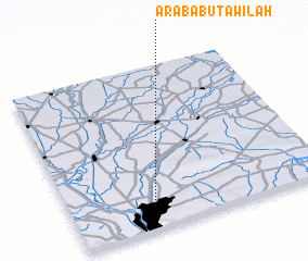 3d view of ‘Arab Abū Ţawīlah