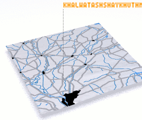 3d view of Khalwat ash Shaykh ‘Uthmān
