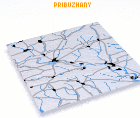 3d view of Pribuzhany